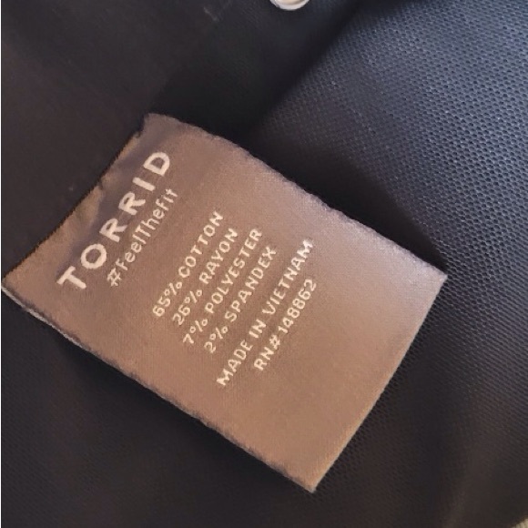 torrid Distressed Dark Blue High-Rise bombshell Skinny Jeans - Picture 12 of 15